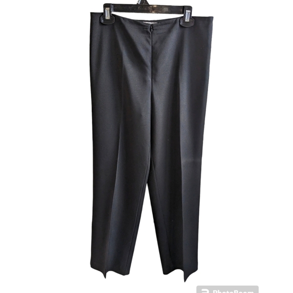 Joseph Ribhoff dress pants size 10. Black 100% polyester. In good condition - Picture 1 of 6